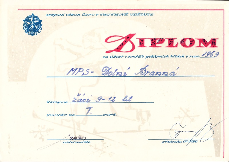 SDH DOLNI BRANNA - diplomy 1958 az 1976_12