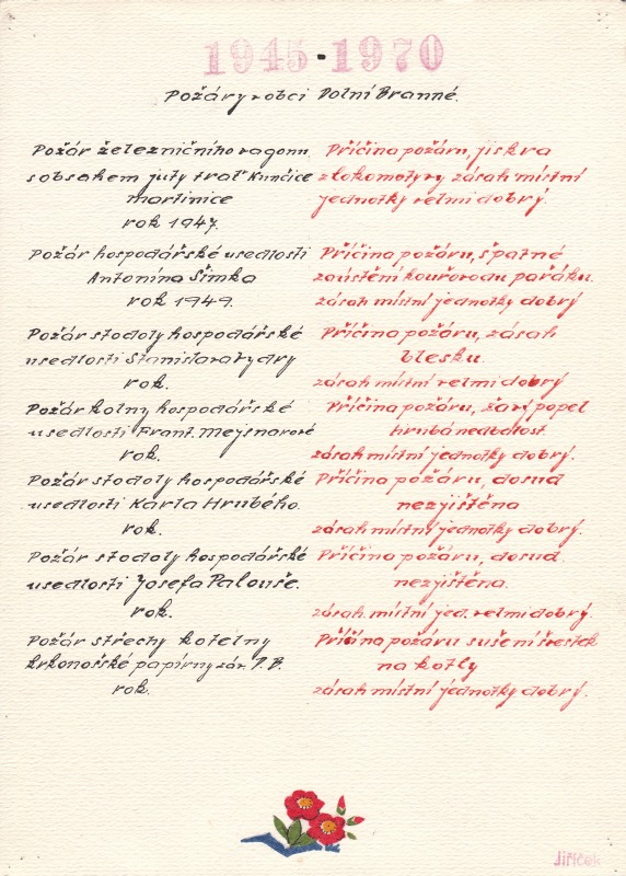 SDH DOLNI BRANNA - pozary 1945 az 1970_01