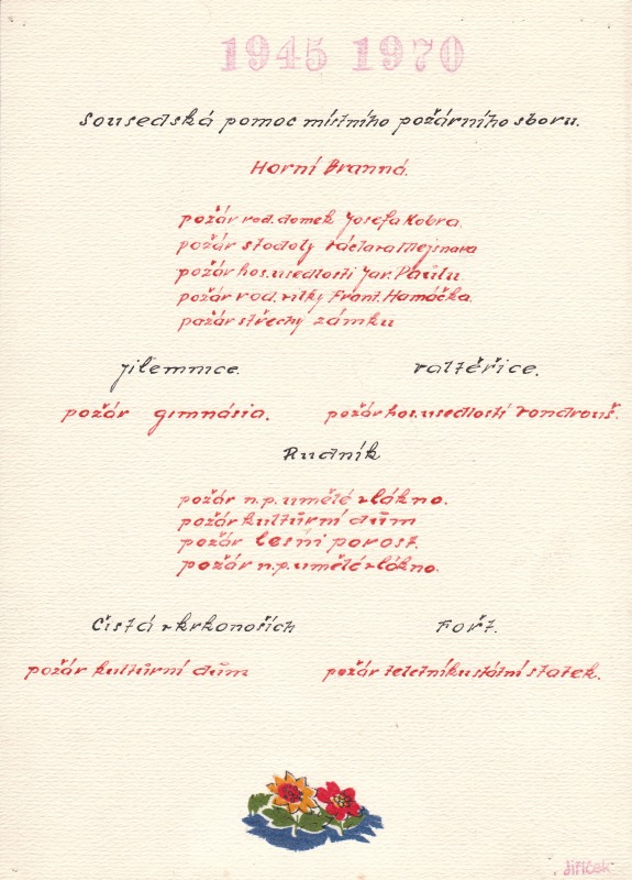 SDH DOLNI BRANNA - pozary 1945 az 1970_05
